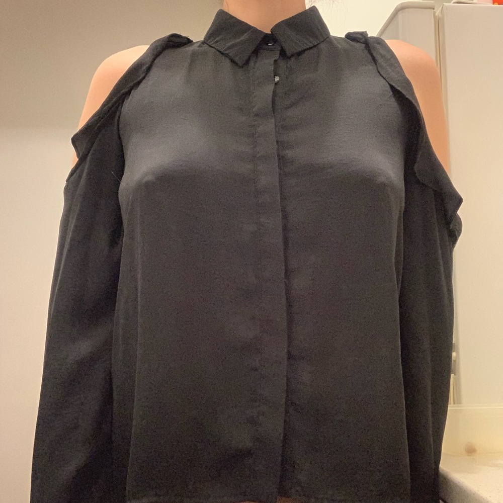 Button Front Blouse - Picture 11 of 14